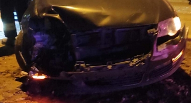 Karapınar'da tır ile otomobil çarpıştı: 2 yaralı 