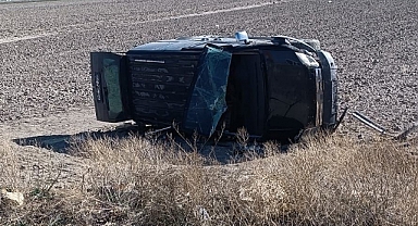 Kkamyonet devrildi: 4 yaralı