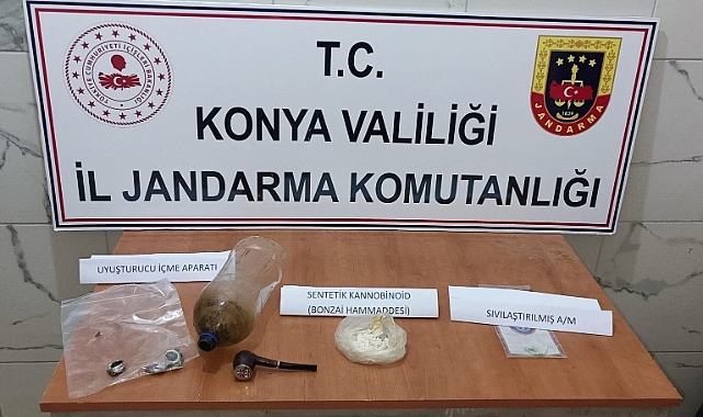 Konya'da jandarmadan uyuşturucu şebekesine dev operasyon! Tutuklamalar var