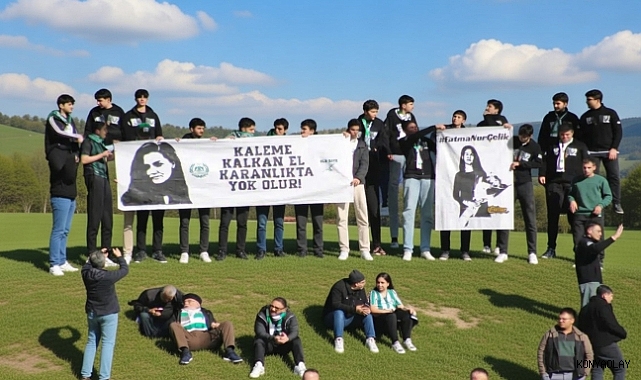 Konya’da yürek yakan vefa: Fatma Nur öğretmen için tribünler ayağa kalktı!