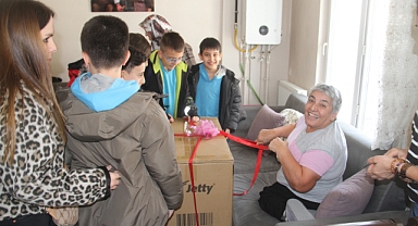 Minik öğrenciler büyük davranış