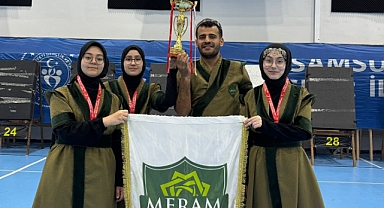 Samsun’da Meram rüzgarı: Genç Sultanlar Türkiye üçüncüsü!