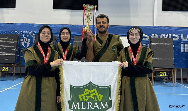 Samsun’da Meram rüzgarı: Genç Sultanlar Türkiye üçüncüsü!