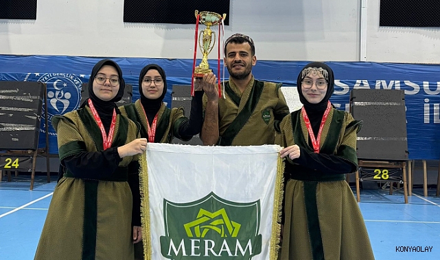 Samsun’da Meram rüzgarı: Genç Sultanlar Türkiye üçüncüsü!