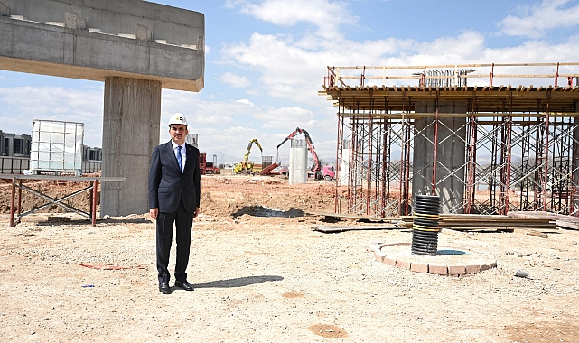 Başkan Altay Tümosan kavşağında incelemelerde bulundu