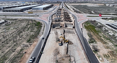 Başkan Altay Tümosan kavşağında incelemelerde bulundu