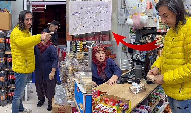 Çelik'ten Konya'da gönülleri ısıtan hareket! Borç defterini kapattı