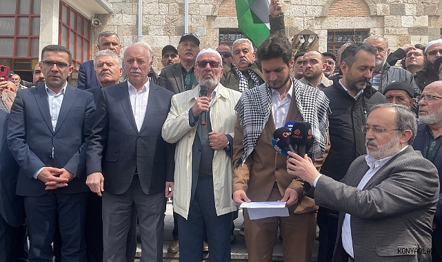 İsrail’in aldığı idam kararına tepki Konya'dan geldi