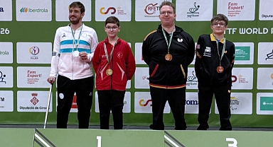 Karatay Belediyesporlu Tahir Efe altın madalya kazandı