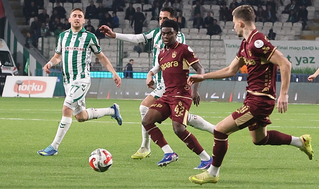 Kartal Trabzon'u evine puansız gönderdi! Konyaspor:2 Trabzonspor:1