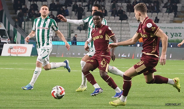Kartal Trabzon'u evine puansız gönderdi! Konyaspor:2 Trabzonspor:1
