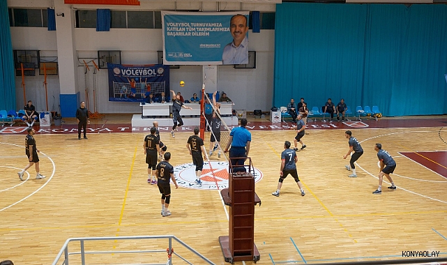 Konya Büyükşehir'in voleybol turnuvası tamamlandı