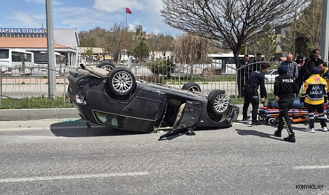 Konya'da feci kaza! Yaralılar var