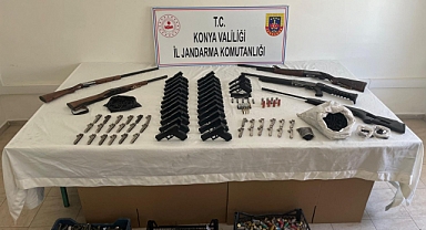 Konya'da jandarmadan silah kaçakçılığı operasyonu