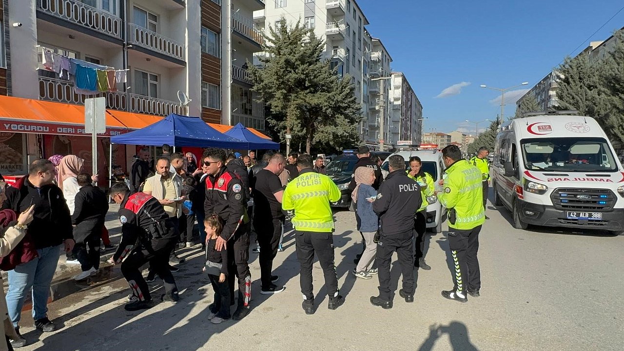 Konya'da kavga ihbarına giden polislere büyük sürpriz