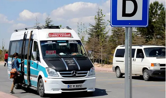 Konya’da minibüs ücretleri zamlandı