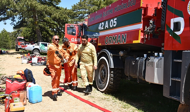 Konya orman yangınlarına karşı gücünü arttırdı