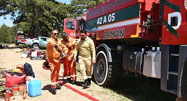 Konya orman yangınlarına karşı gücünü arttırdı