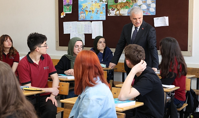 Konya Valisi İbrahim Akın'dan Karatay Fen Lisesi’ni ziyaret
