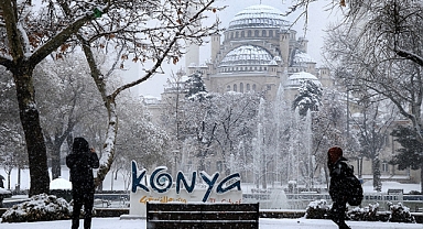 Konya yarın kara kışı yaşayacak... Zirai don geliyor