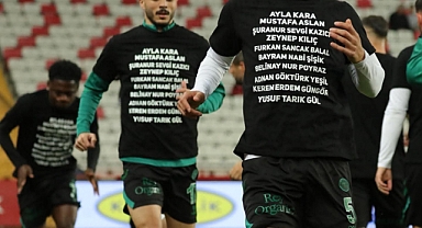 Konyaspor’dan Kahramanmaraş’taki Acı Olayda Hayatını Kaybedenler İçin Anlamlı Vefa