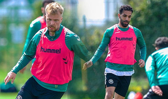 Konyaspor, Fatih Karagümrük maçı için sahaya iniyor