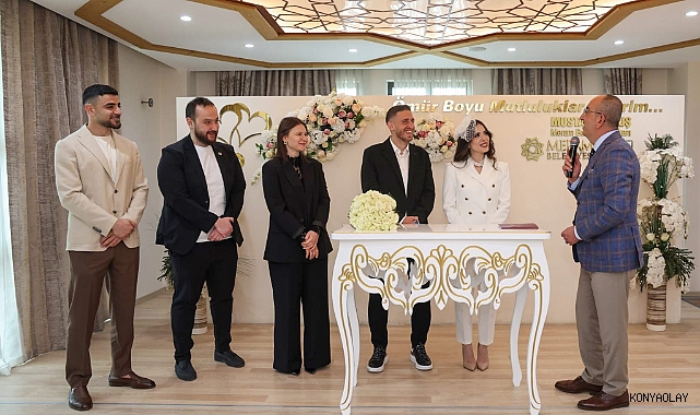 Konyasporlu futbolcu Melih İbrahimoğlu’nun nikahını Kavuş kıydı