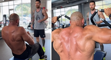 Lionel Messi’nin yakın korumasından dikkat çeken antrenman performansı