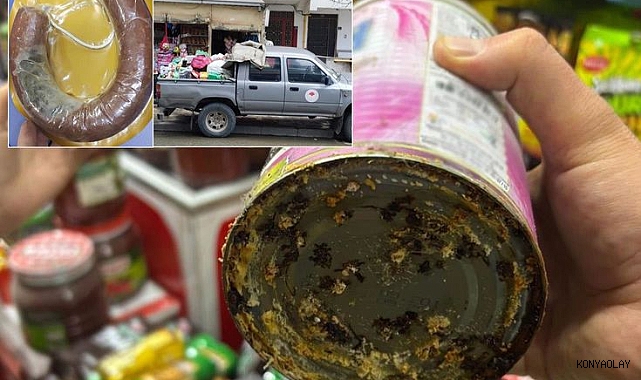 Market Baskını: 4 Kamyonet Dolusu Bozuk Gıda Ele Geçirildi