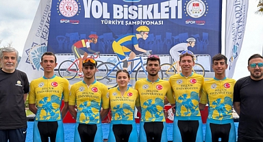 Selçuk Üniversitesi, yol bisikletinde Türkiye Şampiyonu oldu