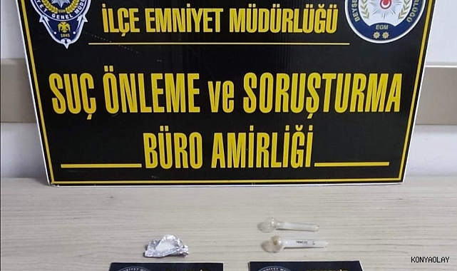 Beyşehir’de uyuşturucu ve aranan şahıs operasyonları