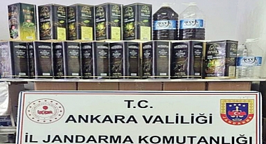 Bir buçuk ton kaçak zeytinyağı ele geçirildi 