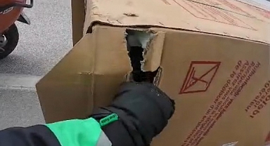 Çanta, cüzdan derken yol kenarında buzdolabı bulundu