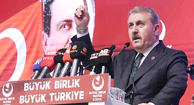 Destici partisinin Konya il kongresinde konuştu: 