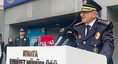 Emniyet Müdürü Maksut Yüksek, Konya’ya veda etti