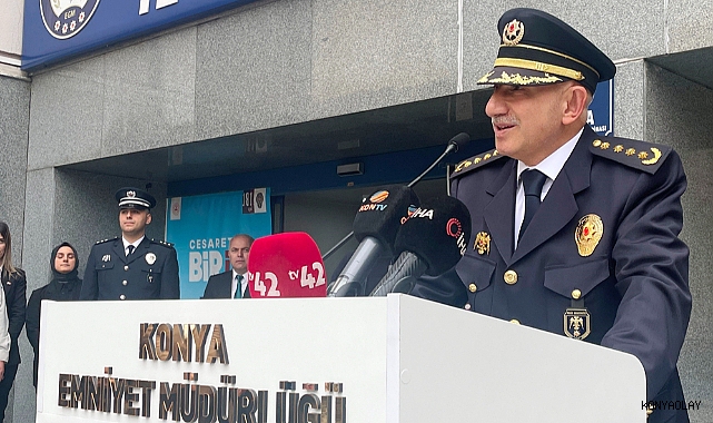 Emniyet Müdürü Maksut Yüksek, Konya’ya veda etti