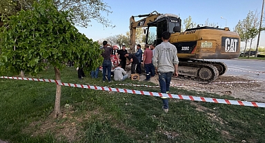 İşçilerin çalıştığı alanda göçük: 2 yaralı