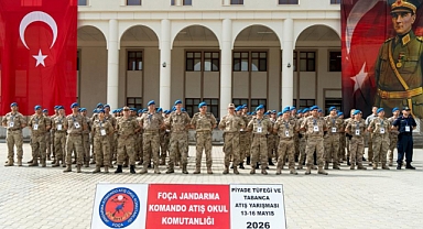 Jandarma'nın en iyi nişancıları Foça'da belli oluyor   