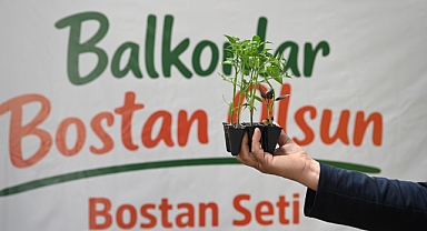 Konya Büyükşehir “Balkonlar Bostan Olsun” Projesinde bostan setlerinin dağıtımına başladı