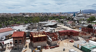 Konya’da Mevlevi Dergahı inşaatı tüm hızıyla sürüyor