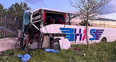 Konya'da otobüs kazası! Ölü ve yaralılar var
