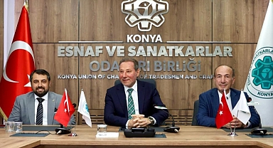Konya Emlakçılar Odası'ndan Karabacak’a hayırlı olsun ziyareti