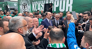 Konyaspor, kupa finali için Antalya'ya uğurlandı