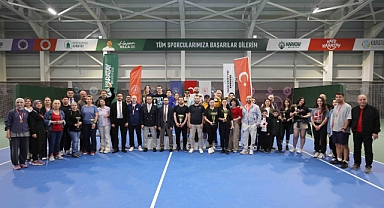 Tenis turnuvası Konya il birinciliği tamamlandı