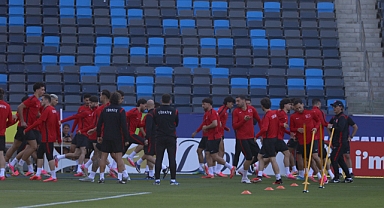 A Milli Futbol Takımı, ABD maçı hazırlıklarını tamamladı