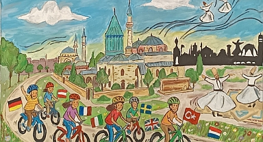 Avrupa Bisiklet Başkenti Konya Resim Yarışması Sonuçlandı