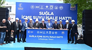 Başkan Altay, Ahırlı ve Yalıhüyük’e Kesintisiz İçme Suyu Sağlayacak 290 Milyon Liralık Projeyi Başlattı