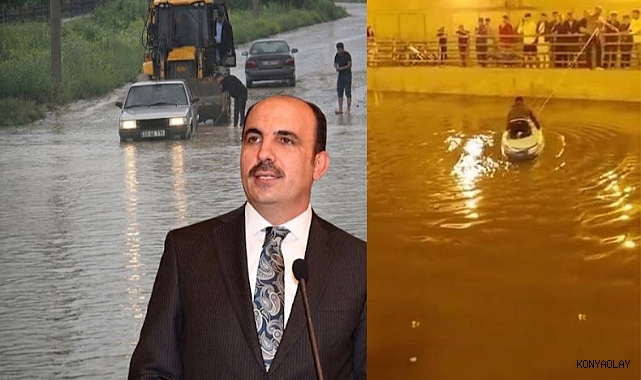 Başkan Altay’dan Konya’daki su taşkınları açıklaması