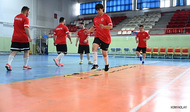 Dünya Kupası’na hazırlanan özel sporcuların güç merkezi yine Konya oldu