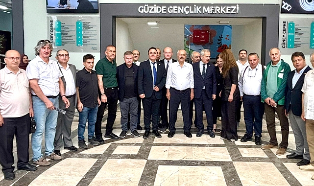 Gebze, TGF ve Basın Vakfı yönetimini konuk etti
